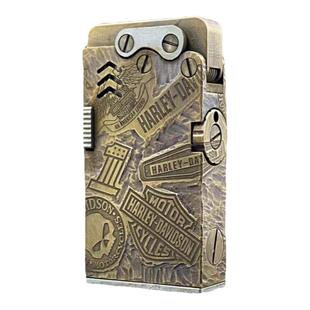 【祝融火具】拿骚八代半自动弹射黄铜煤油打火机个性炫酷男士礼物