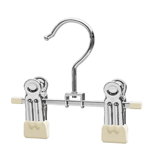 裤架裤夹子家用无痕强力挂裤子专用衣架多功能收纳不锈钢挂钩夹子