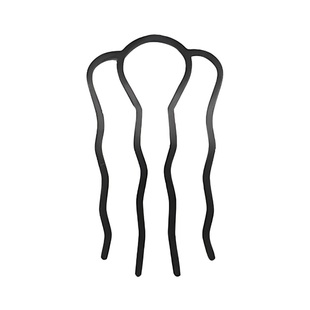 懒人盘发神器丸子头四齿插梳发梳发簪倒插发卡U形发夹造型头饰女