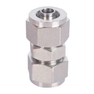 不锈钢304快宁直通 快拧直中 PU管四氟管快速接头 规格齐全