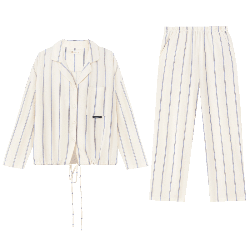 妮狄娅春纯棉宽松舒适家居服套装