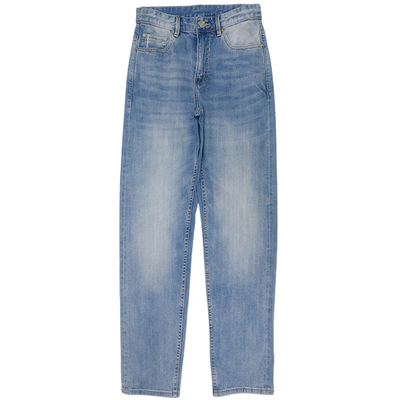 高端赤耳丹宁窄幅福神潮牌牛仔裤