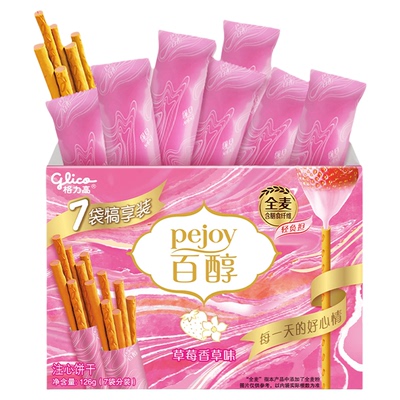 格力高百醇犒享装草莓香草味饼干