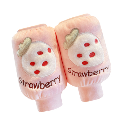 儿童毛绒袖套秋冬季保暖