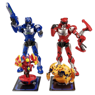 正版空天战队玩具爆变形蛋战魂召唤器暴丸银河火龙蓝色天空斗士