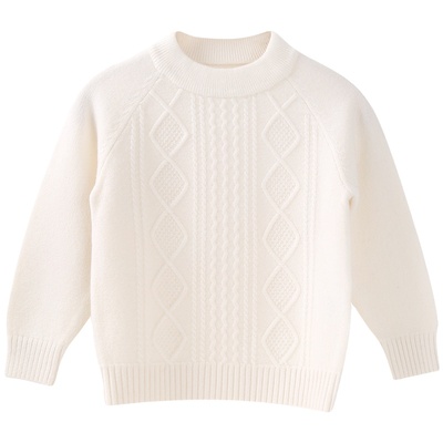 超柔软高端儿童打底衫纯羊绒衫