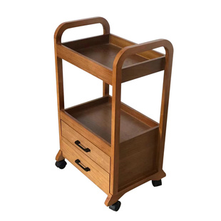 美容院推车实木高端仪器工具车移动多功能简约实用带抽屉置储物架