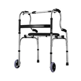 老人助行器行走拐杖助步器可坐四脚老年人辅助助力扶手架康复训练