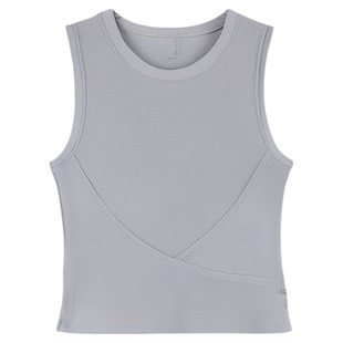 运动背心女健身跑步防震聚拢瑜伽服上衣带胸垫无袖一体美背健身服