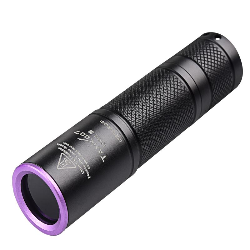 tank007紫光灯365手电玉石uv03