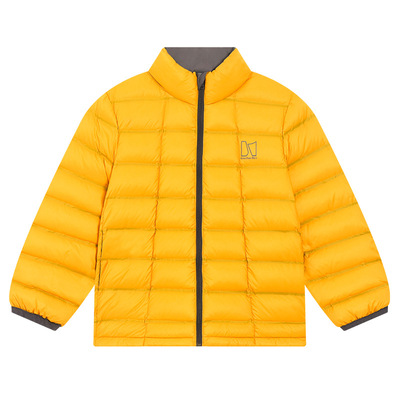 男大童秋冬装撞色短款羽绒服