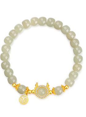 物和田玉龙年手链女七夕送礼物