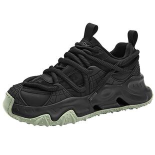 马克华菲男鞋春季老爹鞋男士2026新款潮流高级厚底增高休闲运动鞋