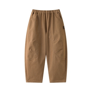 漫画家【阿美咔叽裤】美式复古学院巴恩风立体剪裁弯刀儿童休闲裤