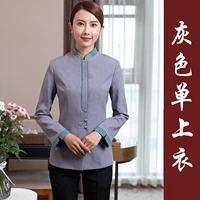 Женский серый топ