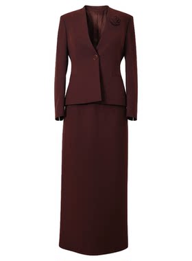 喜婆婆婚宴装套装裙女2026秋季