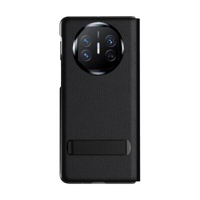 华为matex5头层牛皮高级支架