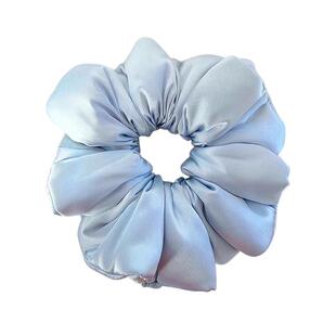 枕头大肠发圈kitsch睡眠女高级感睡觉真丝扎头发绳超大丸子头头饰