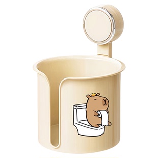 卫生间厕所手纸盒卫生纸筒壁挂免打孔卷纸架防水纸巾盒厕纸收纳盒