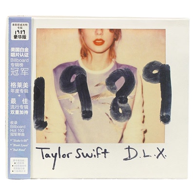 官方正版 霉霉专辑 1989 泰勒斯威夫特Taylor 豪华版CD唱片碟周边