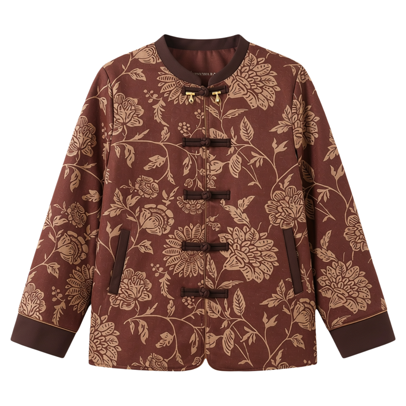 加肥加大码妈妈秋冬棉服外套洋气