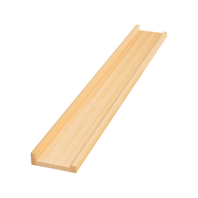 实木墙上置物架免打孔一字隔板