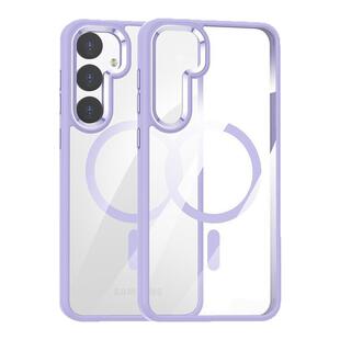 三星S25edge新款透明手机壳适用24plus防摔MagSafe超赞磁吸防油污S23Ultra防指纹保护套