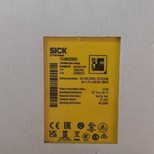 询价-SICK西克安全继电器 FX3-MOC000000 订货