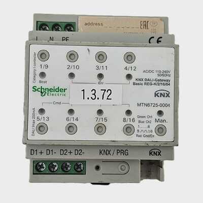 SCHNEIDER MTN6725-0004 KNX DALI-GATEWAY REG-K/2/16/64 (FAST
