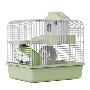 再再仓鼠豪华别墅侏儒笼子便宜大的鼠笼专用品大全金丝熊窝房二层