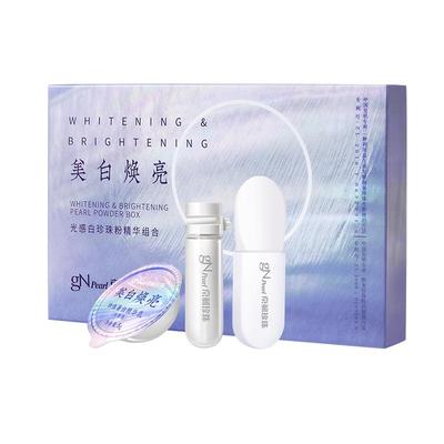 京润珍珠小光圈黑灵芝光感白面膜