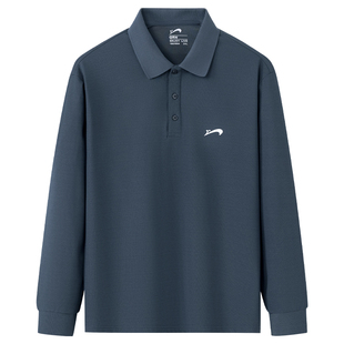 贵人鸟男士长袖POLO衫男款2026年春秋季翻领卫衣中年男装套头上衣