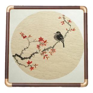 实木铜角画框线条包开榫框条铜角组合批 发中式拼接相框支持定制