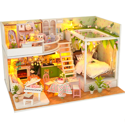 迷你房子diy小屋手工拼装模型