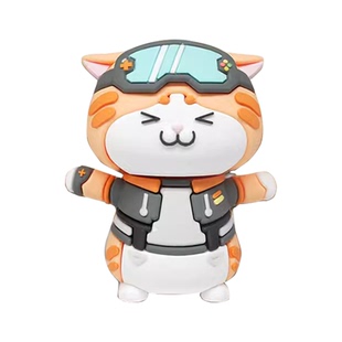 COLORFIRE橘猫手办电脑机箱内部手办摆件车载卡通动漫萌宠橘影橙