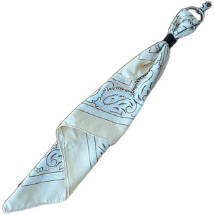 腰果ins小方巾发带百搭hiphop嘻哈裤链bandana方巾工业裤链腰链