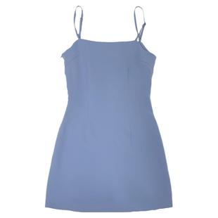 性感吊带小个子法式连衣裙2026春夏新款修身显瘦气质白色收腰短裙