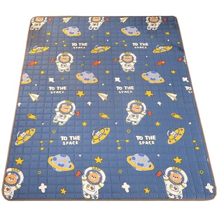 纯棉棉花婴儿爬爬垫保护套宝宝爬行垫加厚地垫儿童折叠防滑地毯子