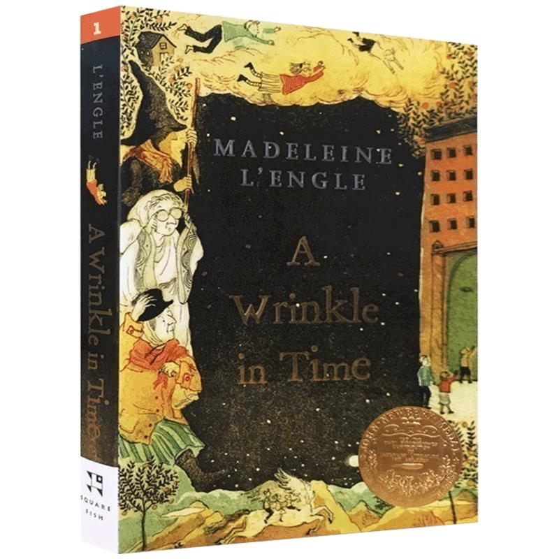送音频正版时间的皱纹英文原版小说1963年纽伯瑞金奖A Wrinkle in Time国外获奖梅格时空大冒险安徒生文学奖Madeleine L'Engle