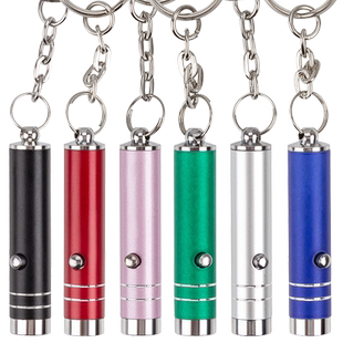 迷你紫外线验钞灯多功能LED紫外线手电筒紫光灯防伪荧光剂检测笔钥匙扣商专用随身按压纽扣式小型手持验钞机