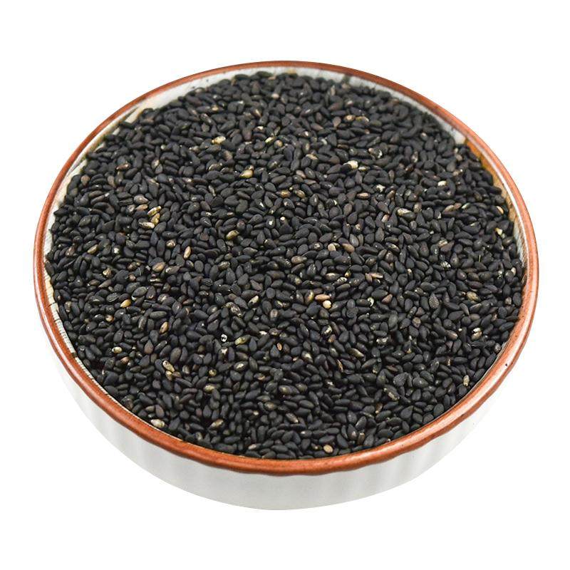 新货现炒熟黑芝麻袋装500g即食干净无沙免洗农家自产熟黑芝麻包邮