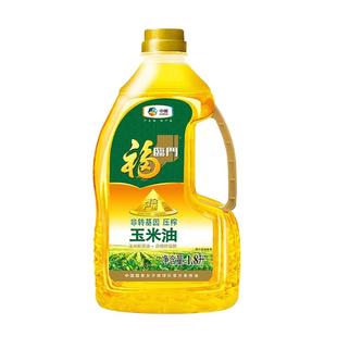 中粮福临门黄金产地玉米油1.8L非转基因食用油正品官方旗舰店