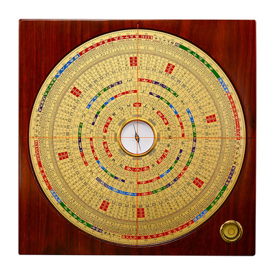 红木罗盘高精度专业综合盘