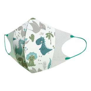 绿鼻子口罩儿童幼儿立体专用婴儿宝宝1到3到6岁小孩独立包装学生