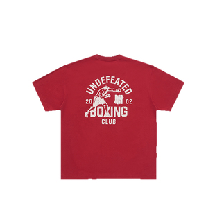 UNDEFEATED五条杠春季新品美式运动拳击图案LOGO落肩宽松短袖T恤