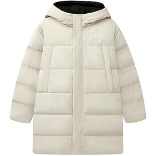 【商场同款】361°童装男童中长羽绒服2025年冬季新款中大童外套