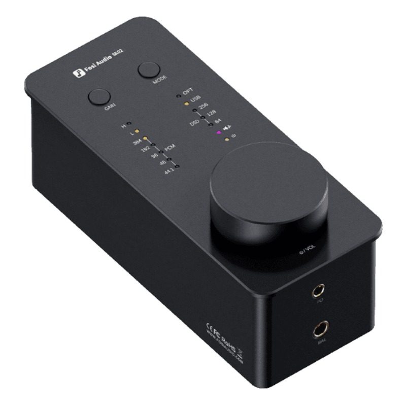 Fosi Audio SK02台式耳放解码一体机发烧级便携式DSD音频解码器