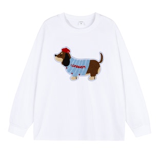 lemanism腊肠狗情侣毛衣男款冬季男高级感针织衫慵懒风线衫外套女