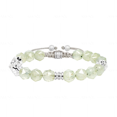 AWNL一生一世葡萄石白水晶手链
