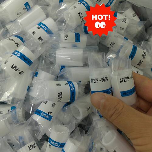 在线议价几乎全新SMC气动连接件AF20P-060S，日本原装，带原